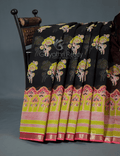 Shades of Black With Block Design Pure Kota Cotton Saree By Gayathri Reddy Designer Studio