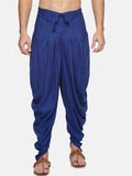 Sethukrishna Men Navy Blue Solid Dhoti Pant