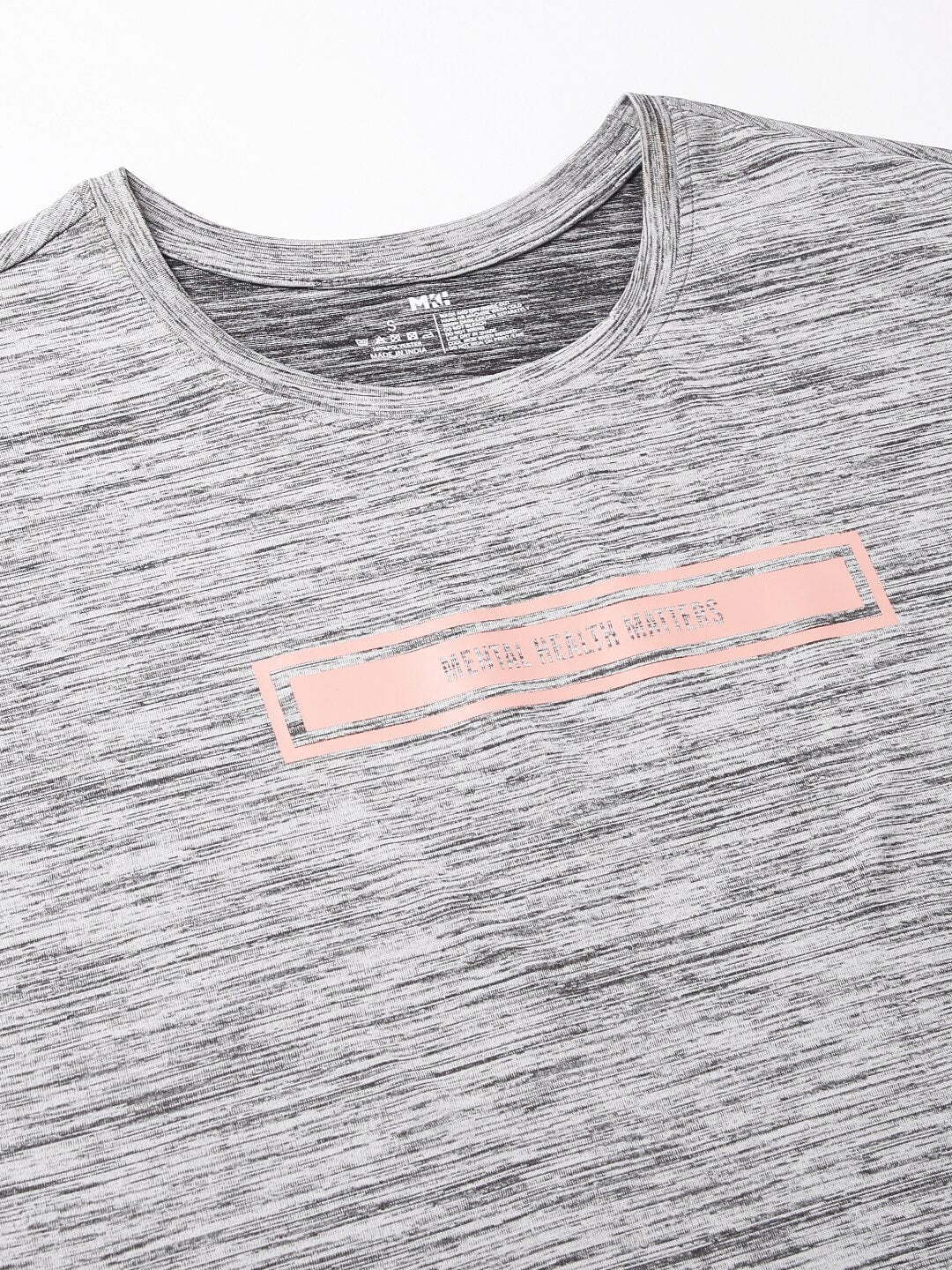 MKH Typography Printed Extended Sleeves Dri-FIT Relaxed Fit Sports T-shirt