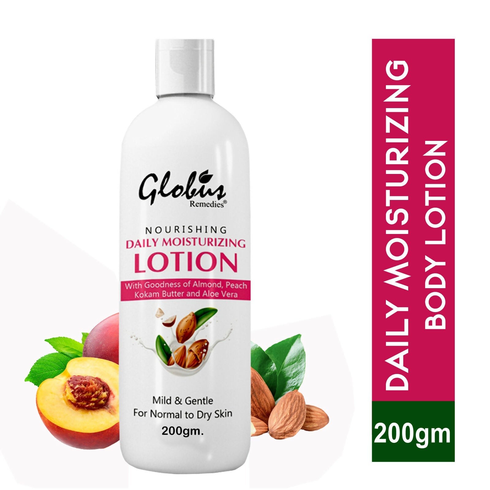 Globus Remedies Nourishing & Daily Moisturizing Body Lotion, For Silky Smooth Skin