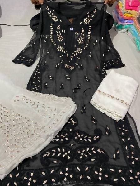 Arfa Fashion House New Collection Of Chikankari Gota Patti Lovers