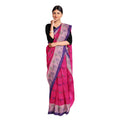 Exclusive Collection 100% Pure Cotton Pink Tant Saree With Hand Weaving Work