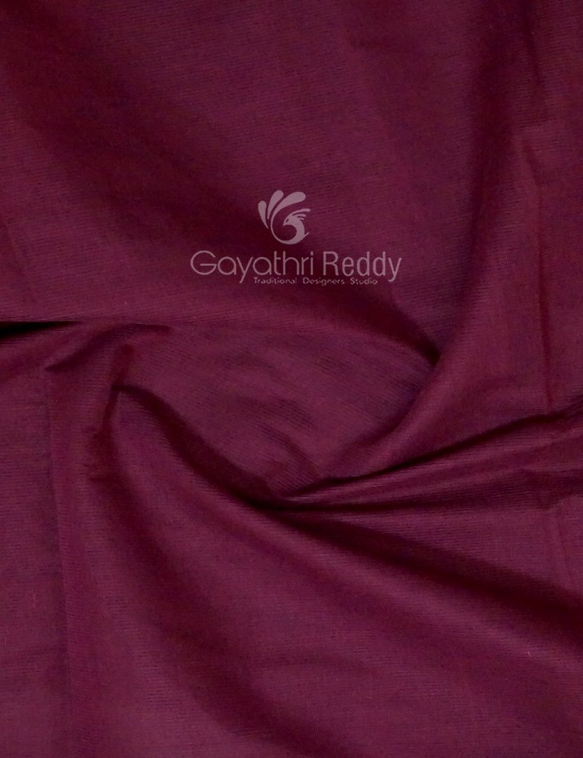 Dual Shades of Maroon And Mix Pink Pure Mangalgiri Cotton By Gayathri Reddy Designer Studio