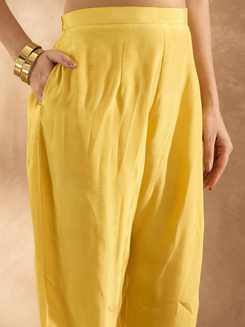 Indo Era Women Ethnic Motifs Embroidered Regular Thread Work Kurta with Trousers