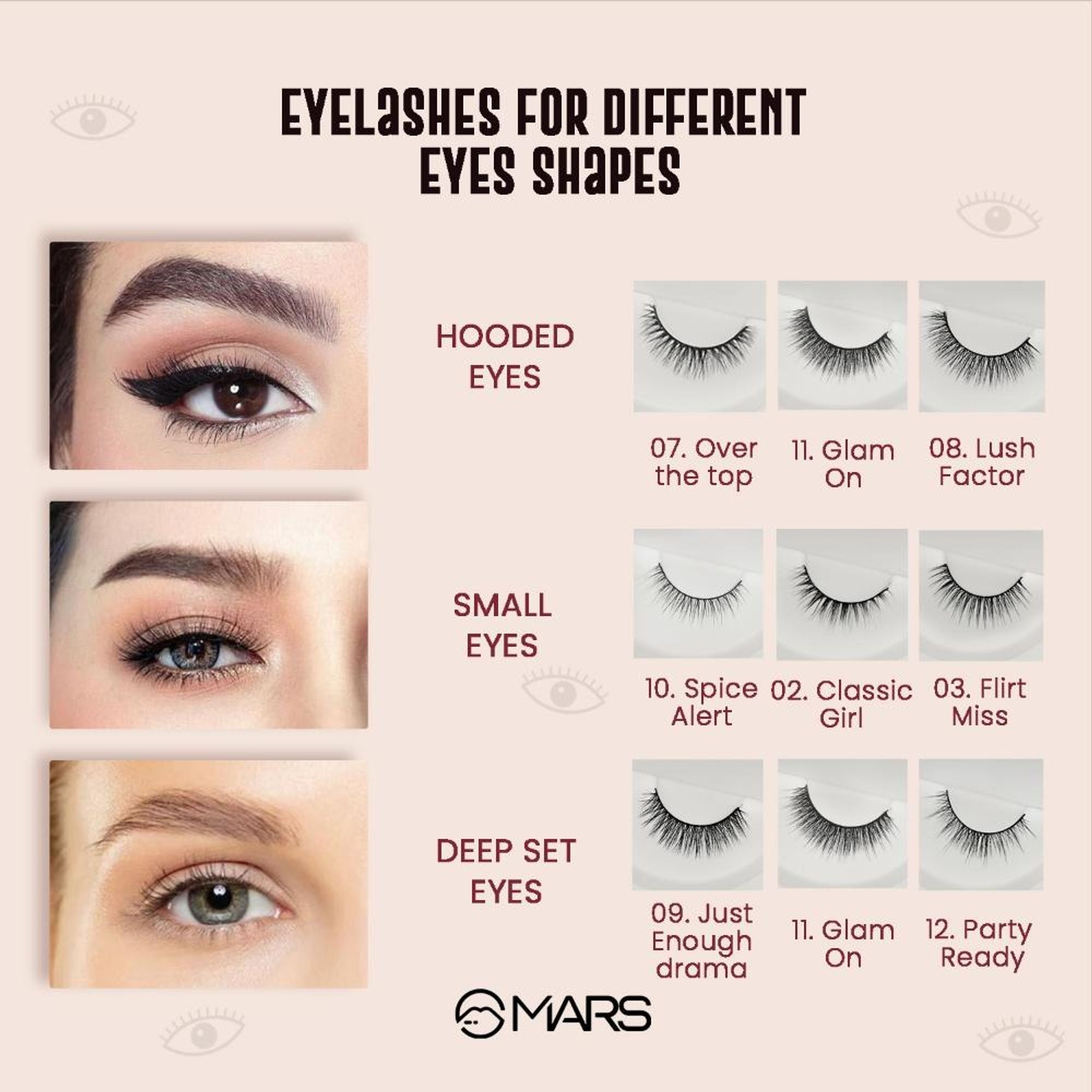 MARS Cosmetics Fabulash Eyelashes - 12 Party Ready
