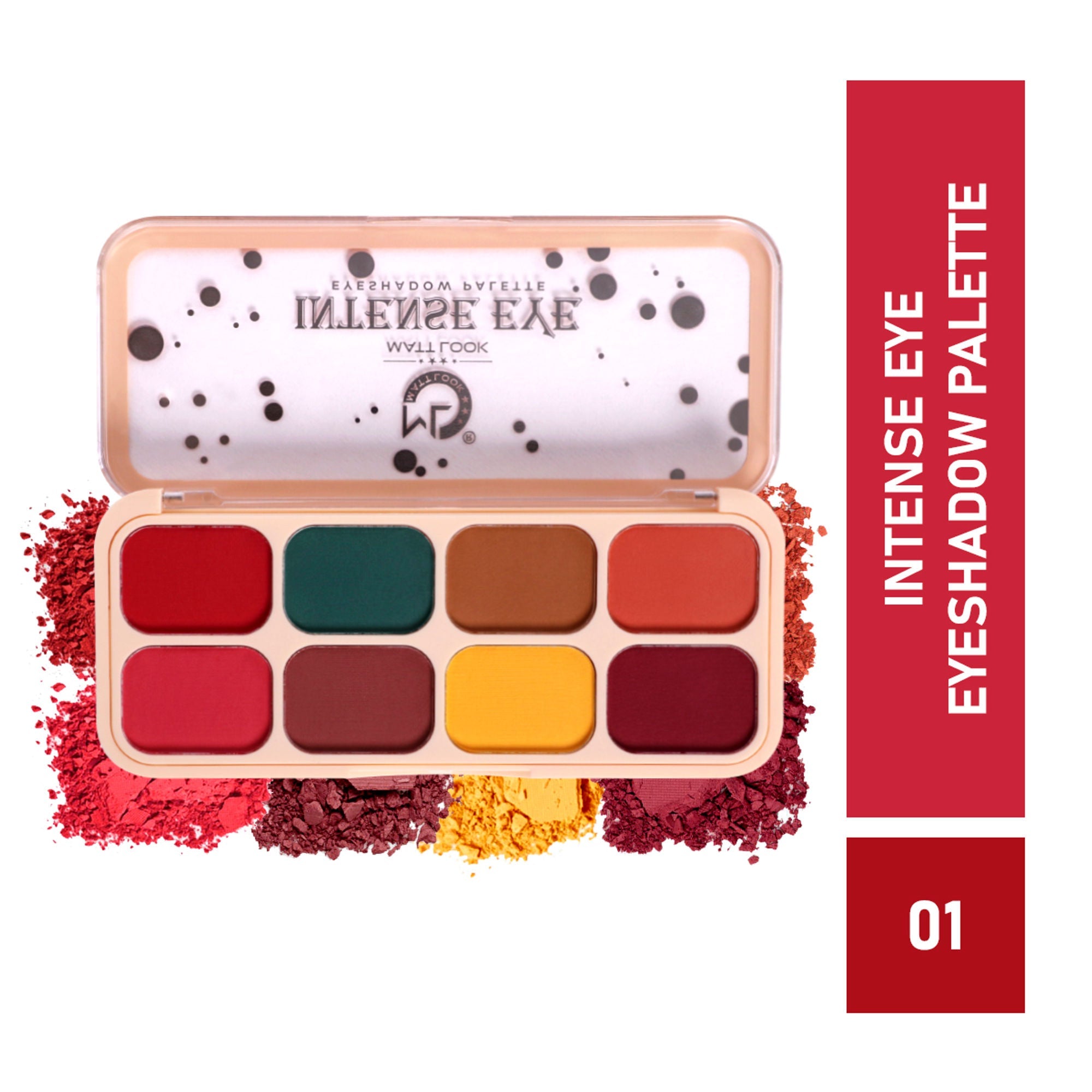 Matt Look Intense Eye - Eyeshadow Palette - Multicolor-01