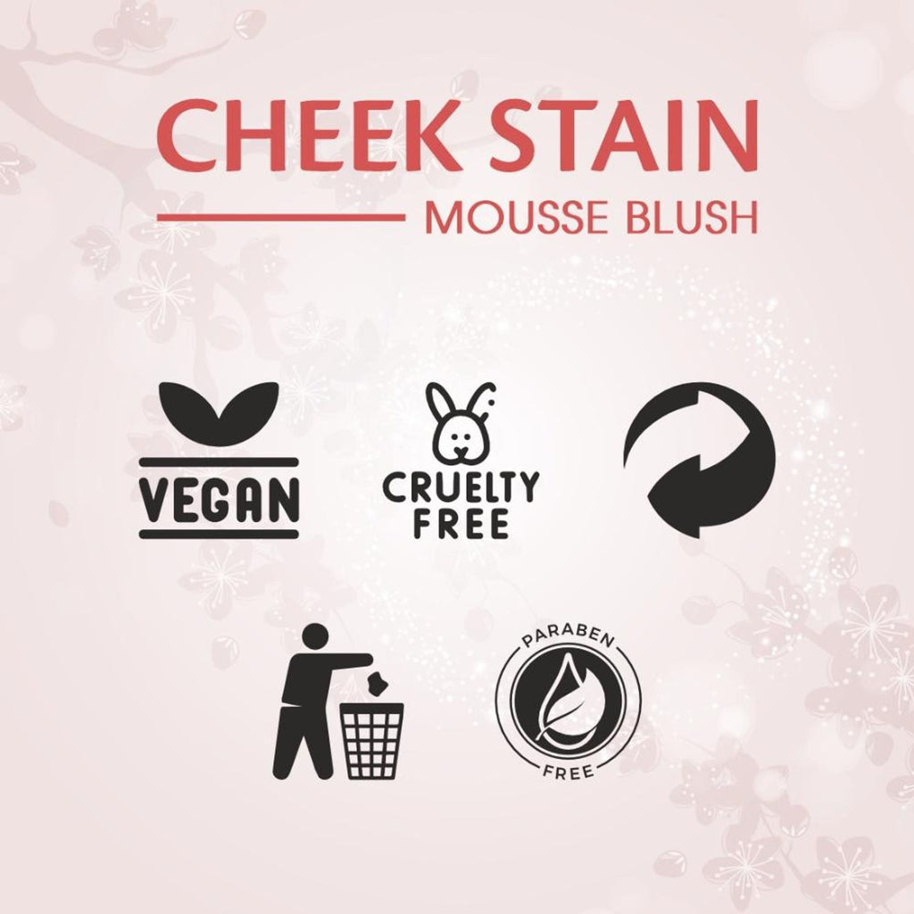 Matt Look Cheek Stain Mousse Blushs - 01 Dream Boat