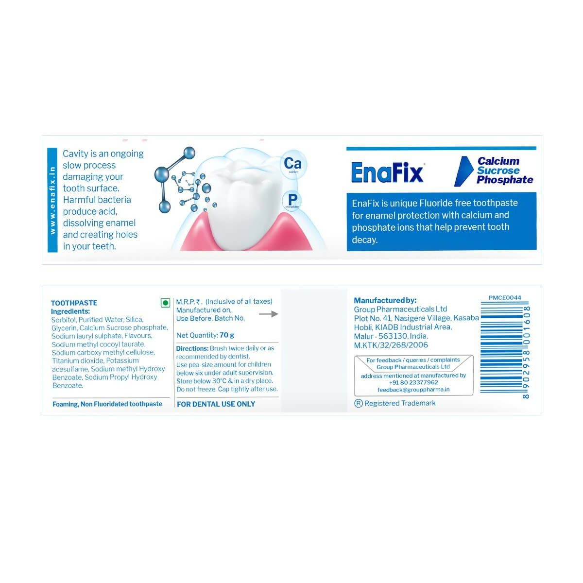 Enafix Anti Cavity Toothpaste