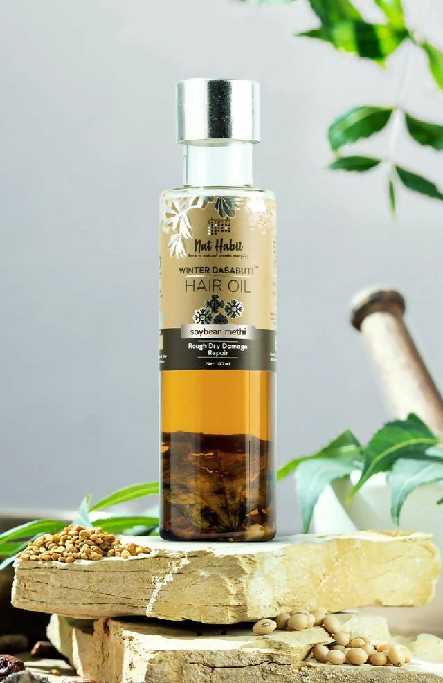 Nat Habit Soybean Methi Winter Hair Oil