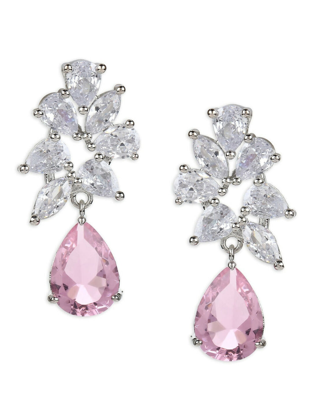 Champagne Stone Earrings- Ruby Raang