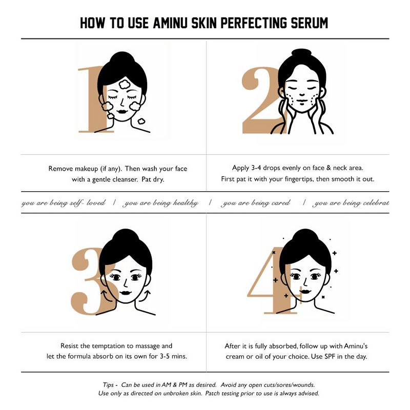 Aminu Skin Perfecting Serum for Acne Scars & Pores Minimizing