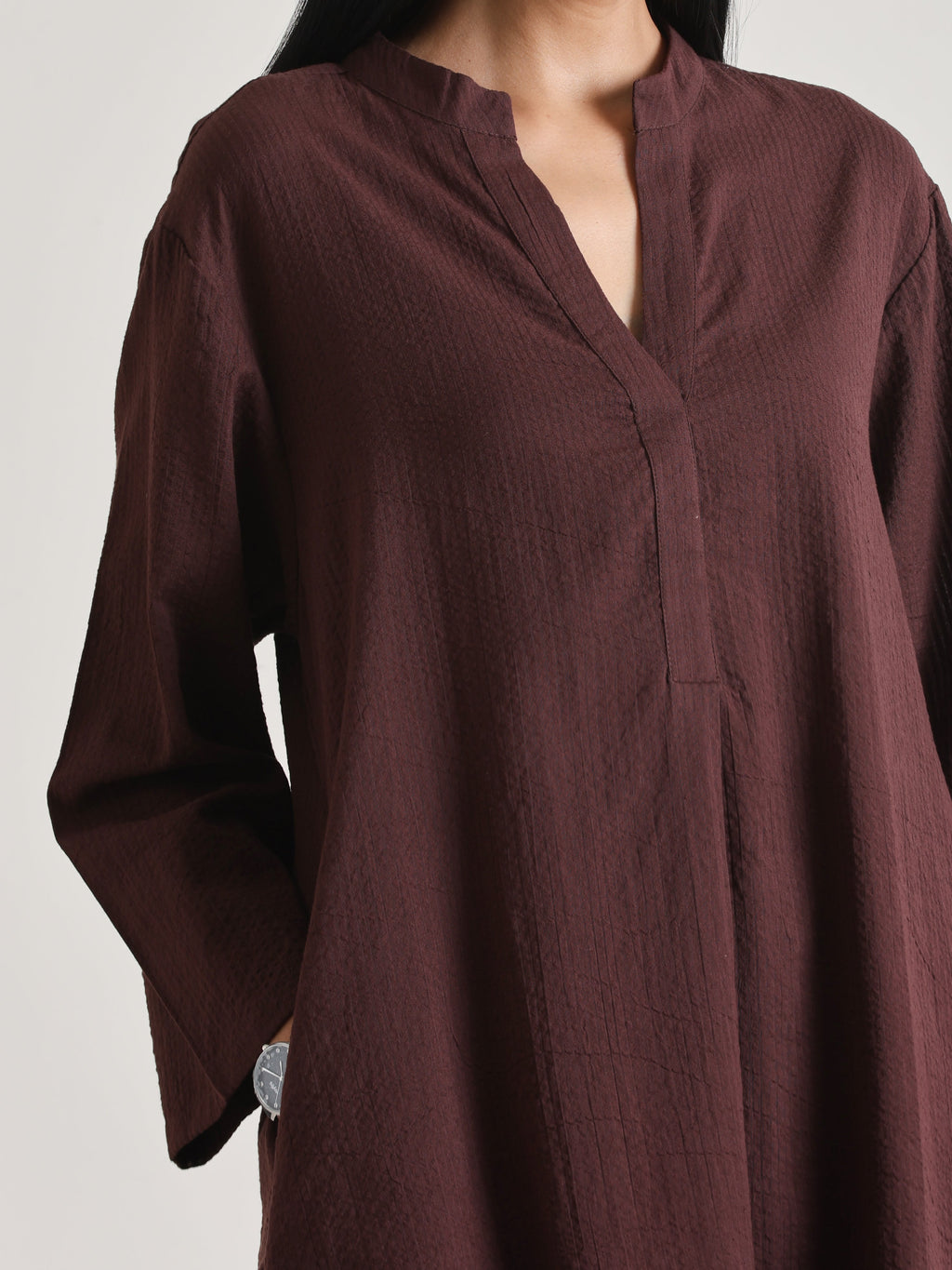 trueBrowns Cola Brown Relaxed Fit Co-Ord Set