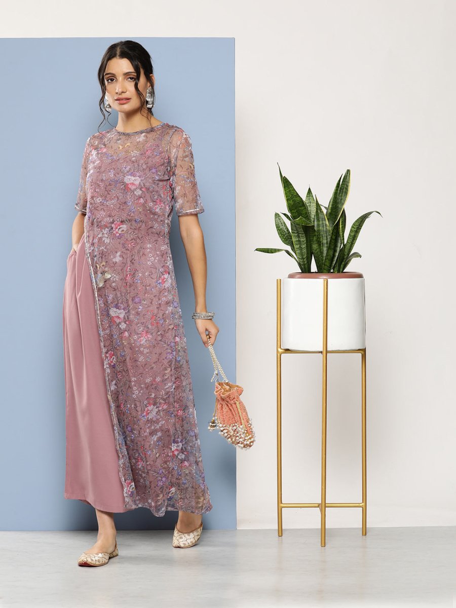 Ahalyaa Printed Waist Tie-Ups Basic Jumpsuit