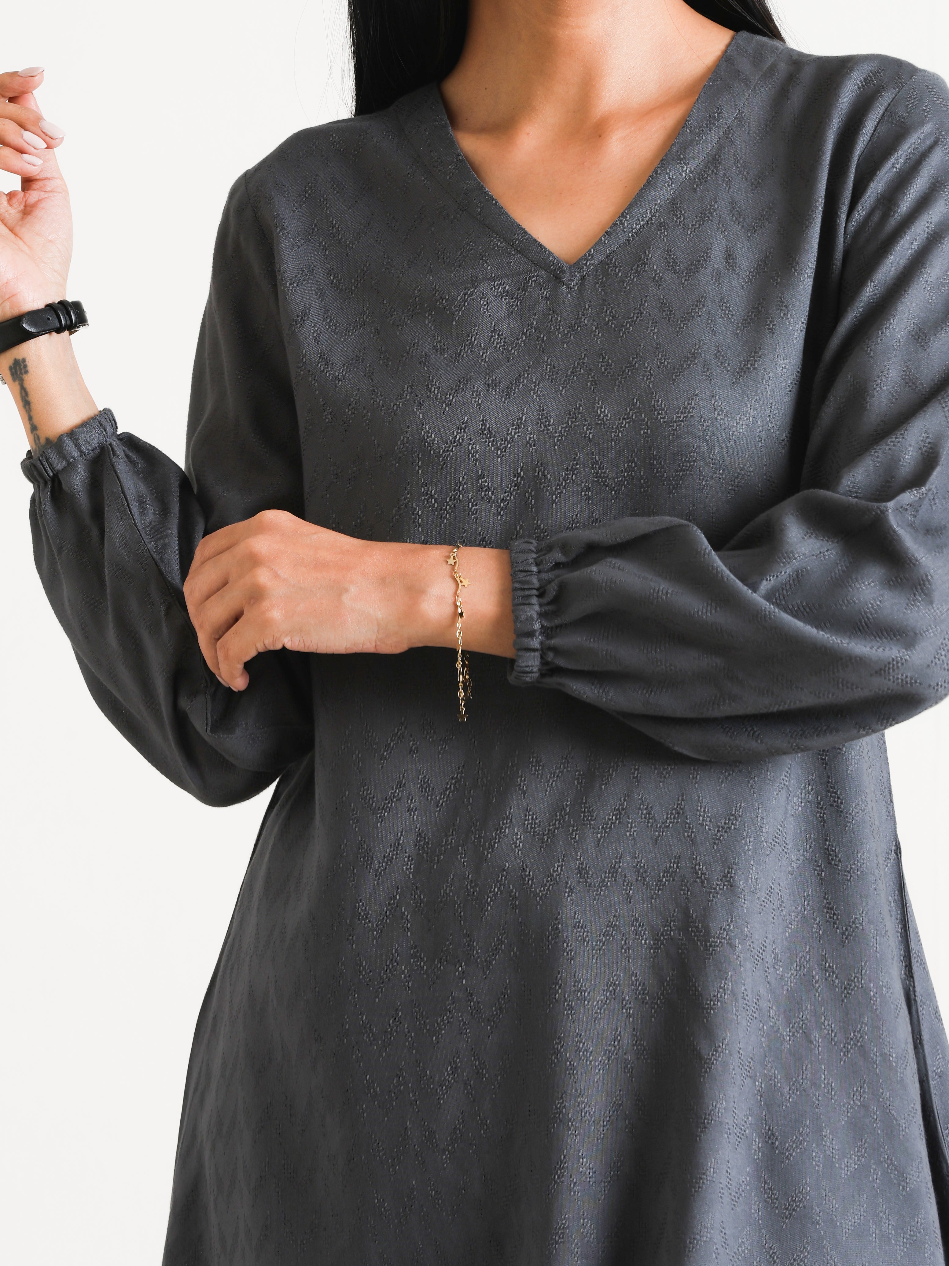 trueBrowns Grey Short Co-Ord Set