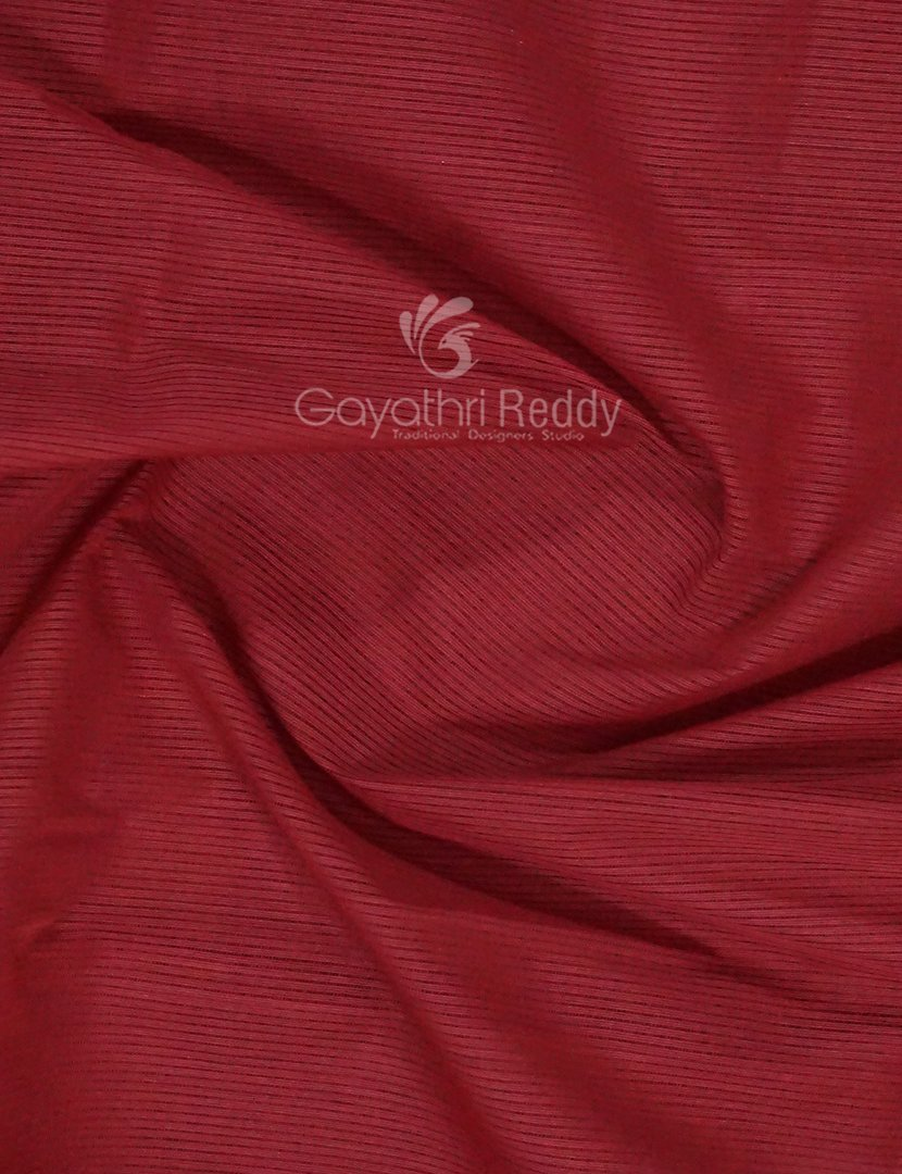 Shades of Maroon Red Pure Mangalgiri Cotton By Gayathri Reddy Designer Studio