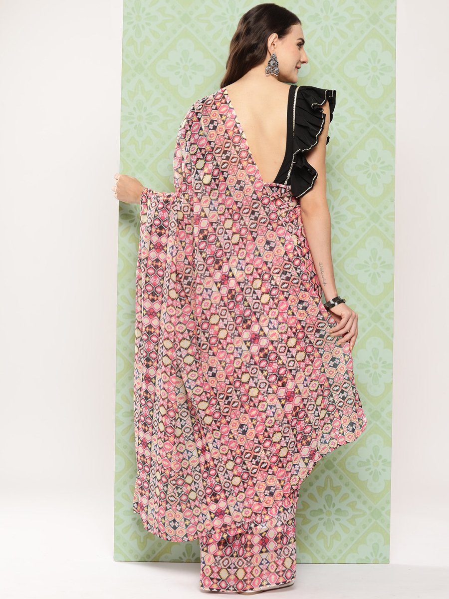 Ahalyaa Poly Chiffon Saree