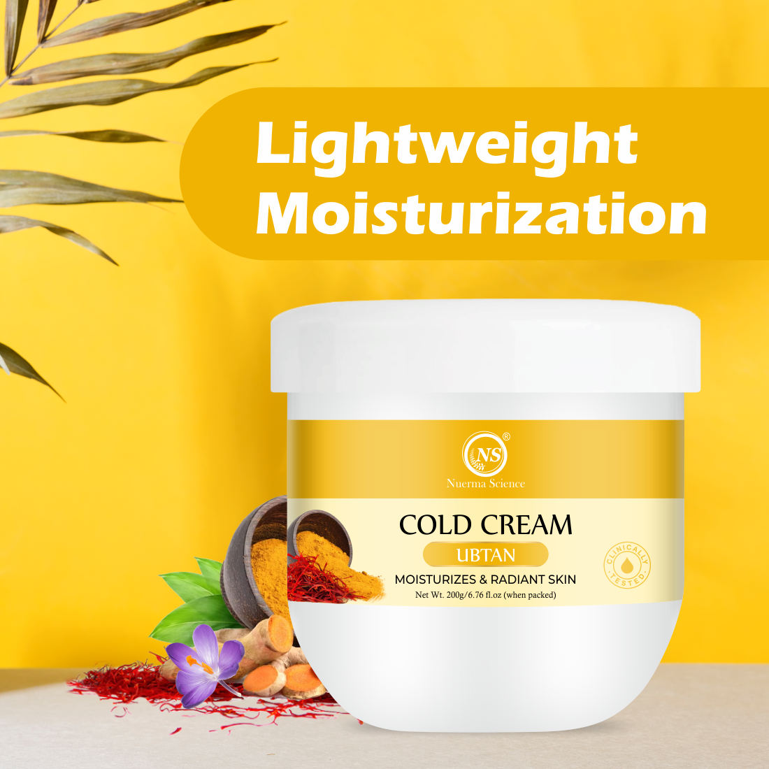 Nuerma Science Ubtan Cold Cream for Moisturizing & Glowing Skin