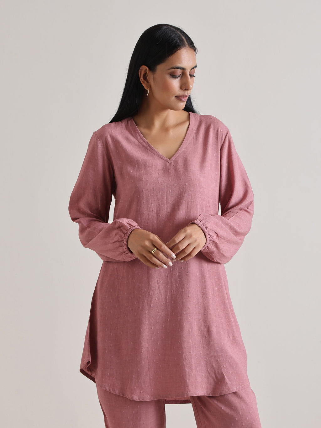 trueBrowns Mauve Short Co-Ord Set