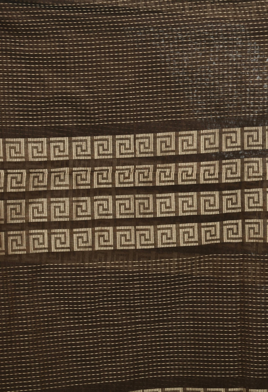 Mominos Fashion Moeza Handloom Cotton Brown Dupatta
