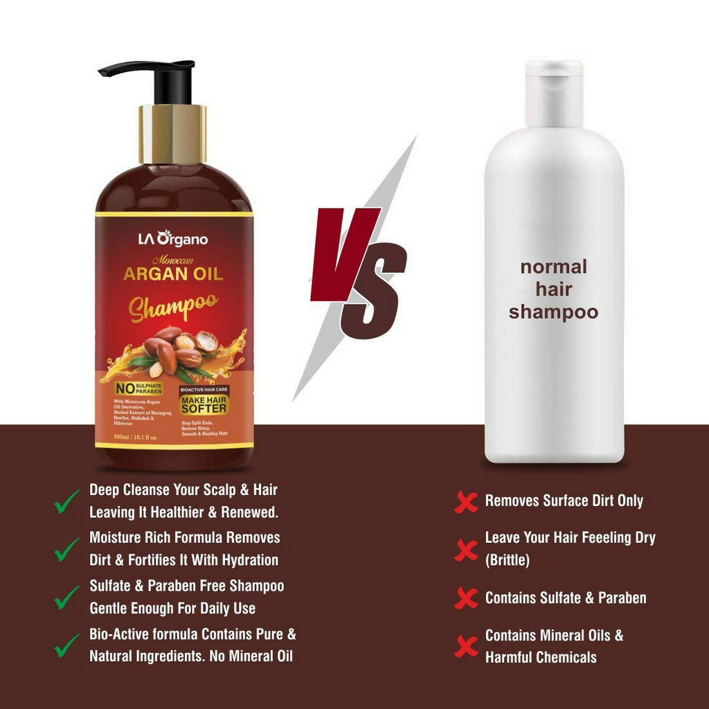 LA Organo Moroccan Argan Hair Shampoo
