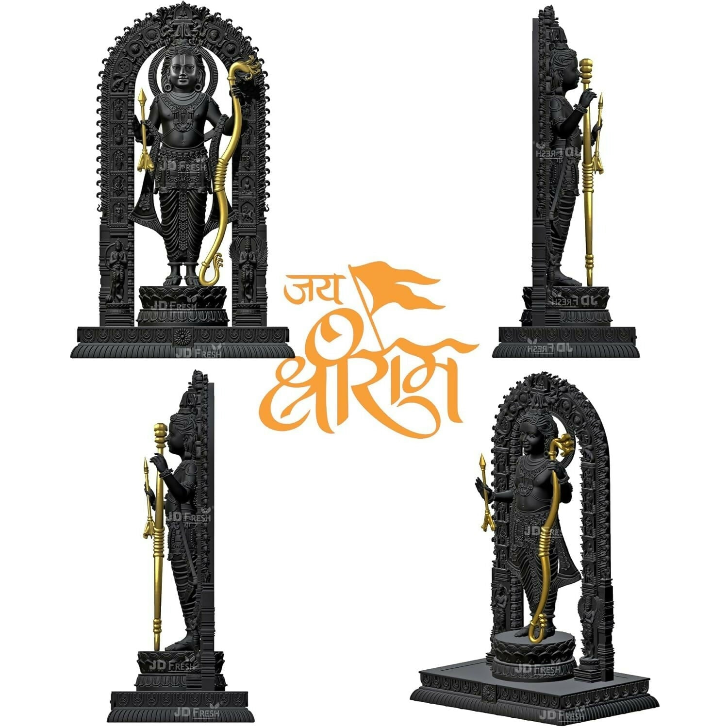 Jd Fresh Shree Ram Lalla Murti In Ayodhya Mandir Ramlalla Temple Idol