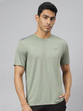 Alcis Men Drytech+ Anti-Static Slim-Fit Round Neck Running T-Shirt