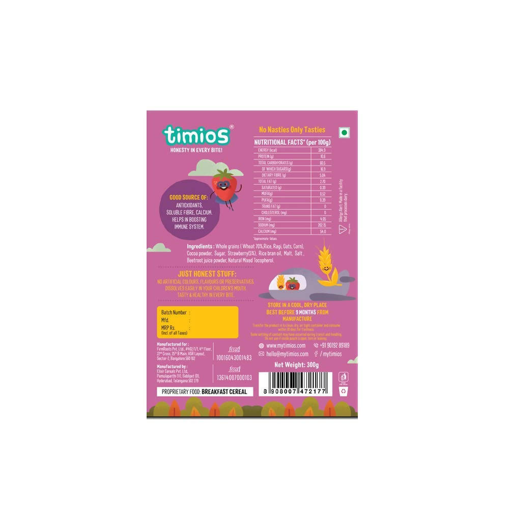 Timios Crunchies Breakfast Cereal For Toddlers
