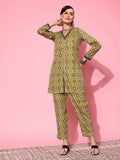 Ahalyaa Women's Traditional Wear Co-ods - Mustard