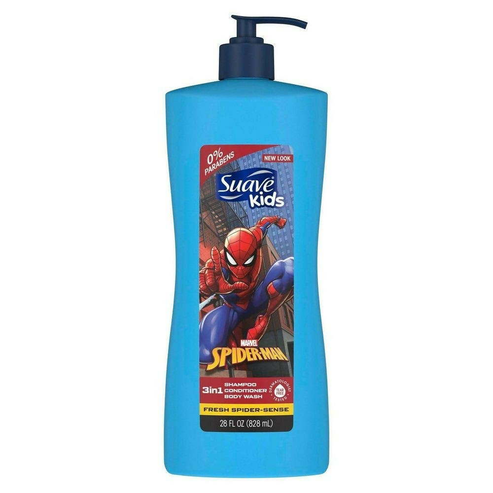 Suave Kids 3 in 1 Fresh Tear Free Shampoo Conditioner Body Wash