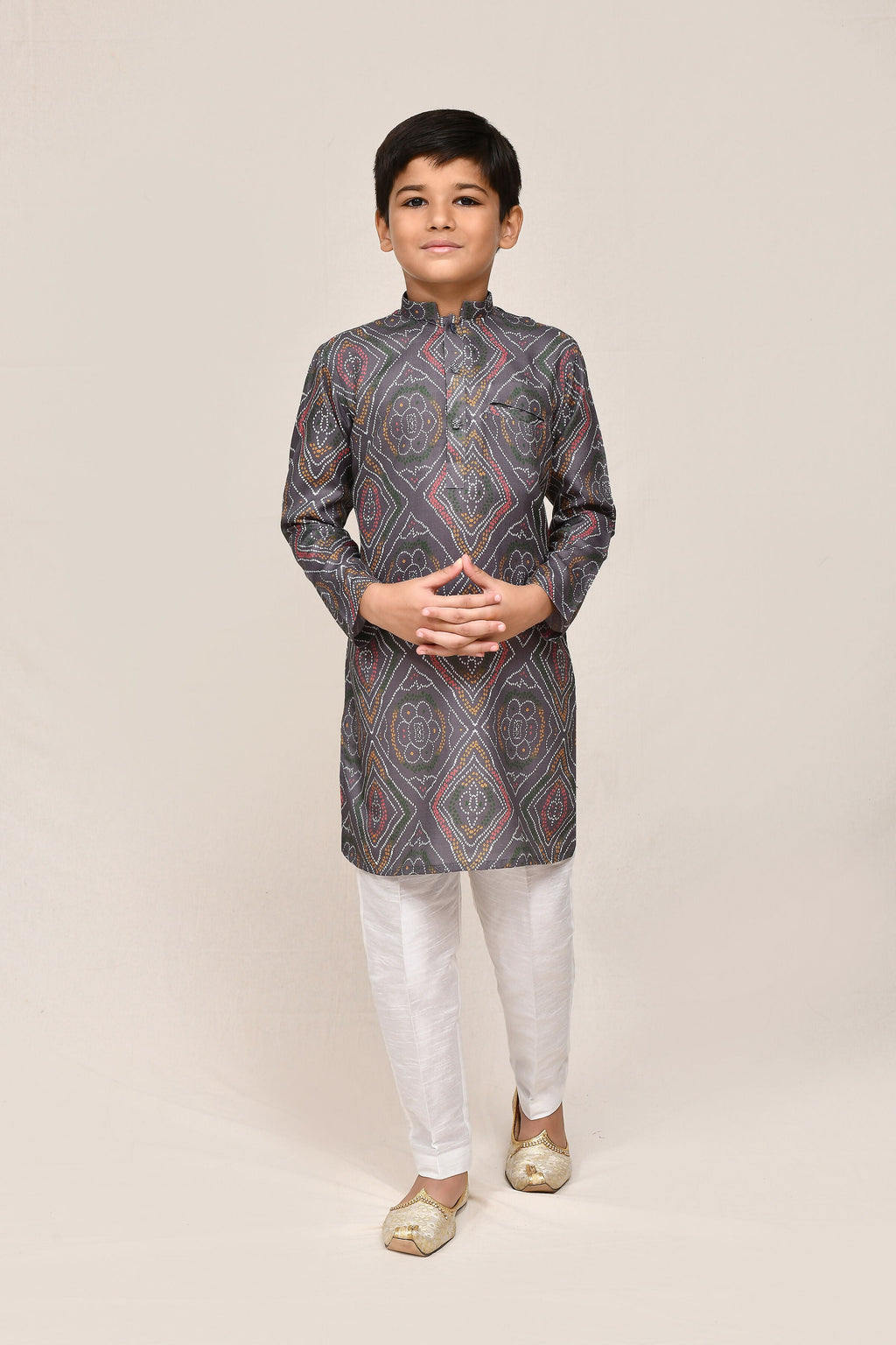 Joban Fashion Linen Cotton red Kurta With Straight Fit Pant