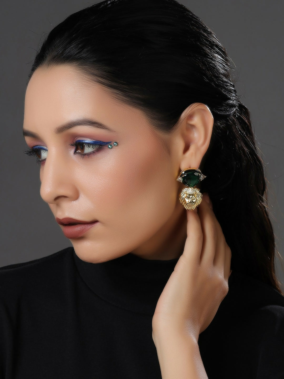 Green Danglers- Ruby Raang