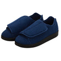 Silvert s Men’s Double-Extra Wide Slip-Resistant Slippers For Seniors 14 Navy