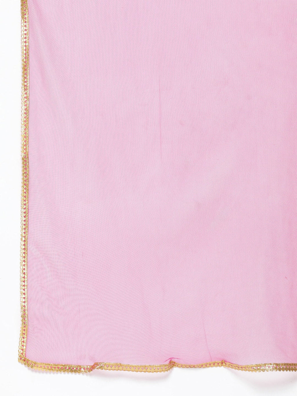 HERE&NOW Women Pink Ethnic Motifs Printed Gotta Patti Kurta with Sharara With Dupatta