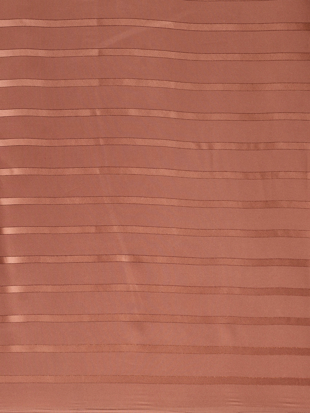Saree Mall Brown Striped Satin Saree