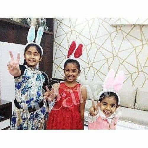 Genie Return Gift for Birthday Party Cute Rabbit/Bunny Ear Hairband for Kids