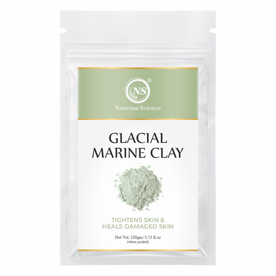 Nuerma Science Glacial Marine Clay | Tightens Skin & Heals Damaged Skin