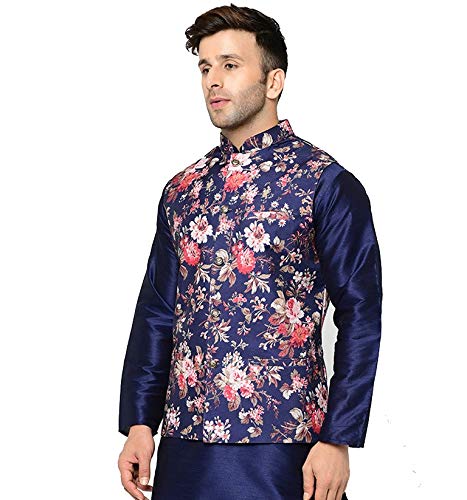 ABH Lifestyle Men's Floral Nehru Jacket
