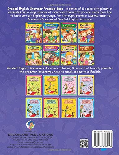 Dreamland Graded English Grammar Practice Book - 5