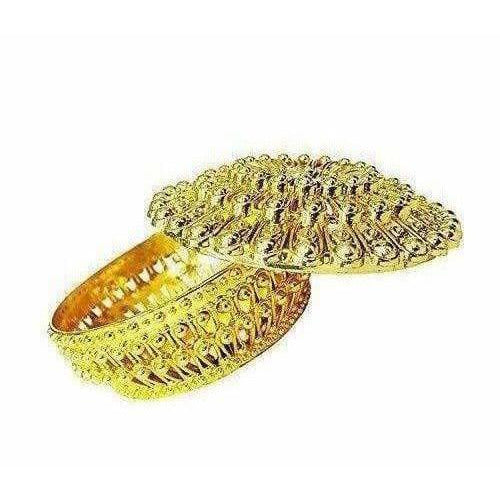 Golden - Decorative Organza Potli Basket (Pack Of 6)
