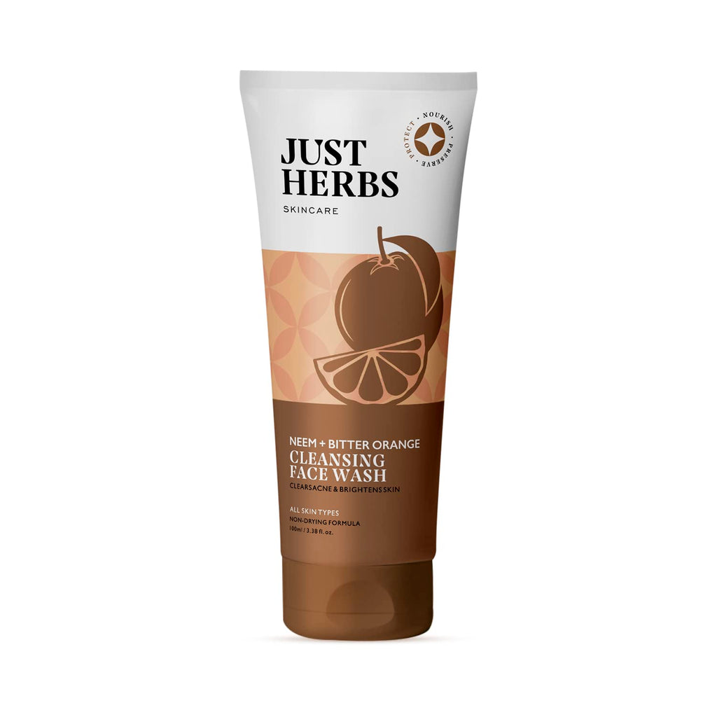 Just Herbs Cleansing Face Wash With Neem + Bitter Orange