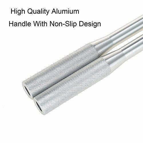 Kobo Metal Speed Aluminum Jump Rope (Silver)