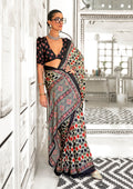 Monjolika Fashion Multi Colour Satin Crepe Printed Lightwear Sarees