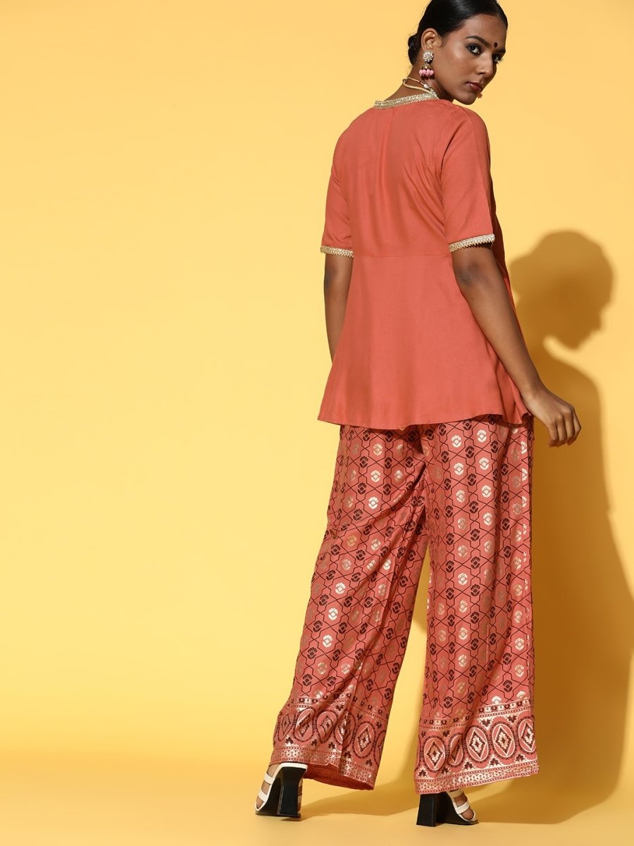 All About You Ethnic Motifs Viscose Rayon Kurta Set