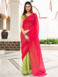 Tikhi Imli Georgette Half and Half Saree