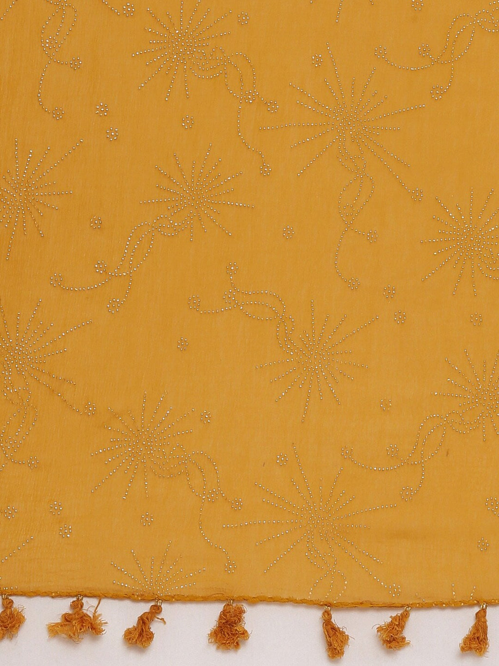 Souchii Mustard Solid Dupatta