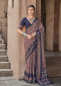 Monjolika Fashion Silk Patola Print Multi Colour Traditional Saree
