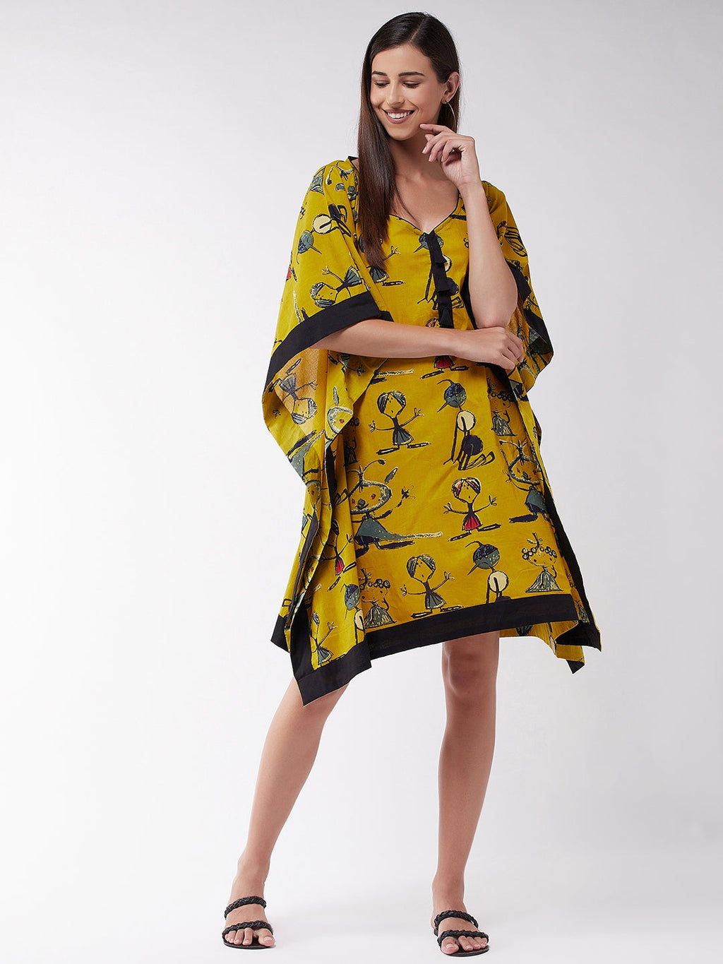 InWeave Women's Quirky Kaftan Top