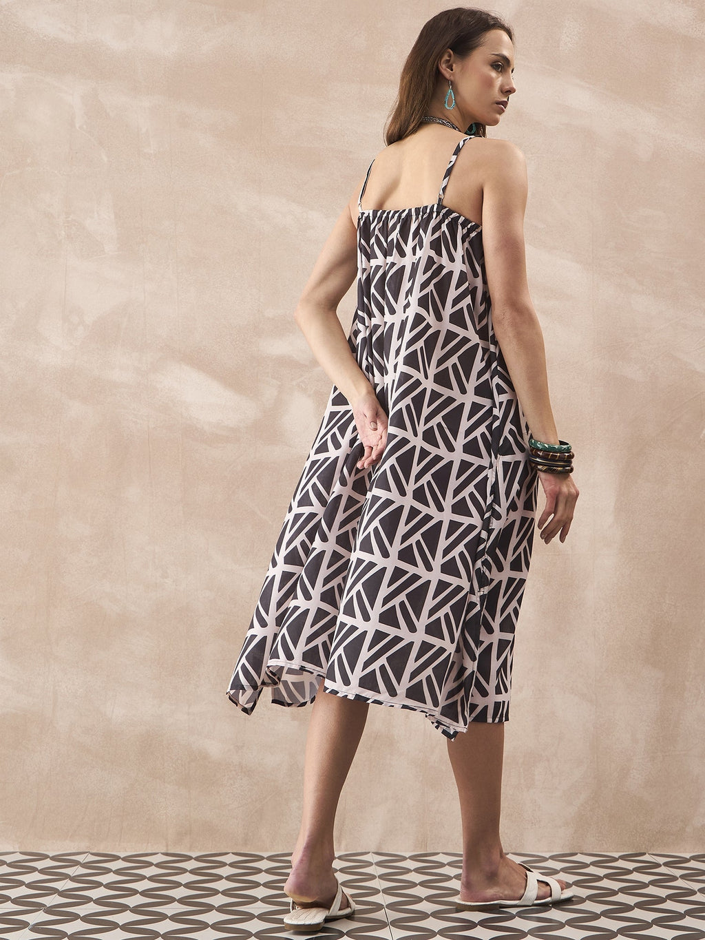 InWeave Black Ivory Strappy Dress