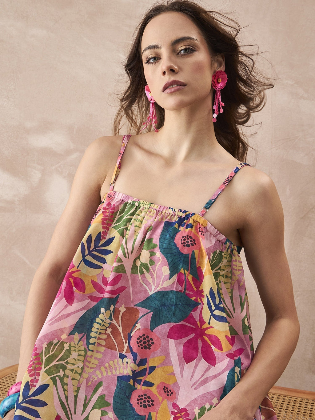 InWeave Leaf Multi Strappy Dress