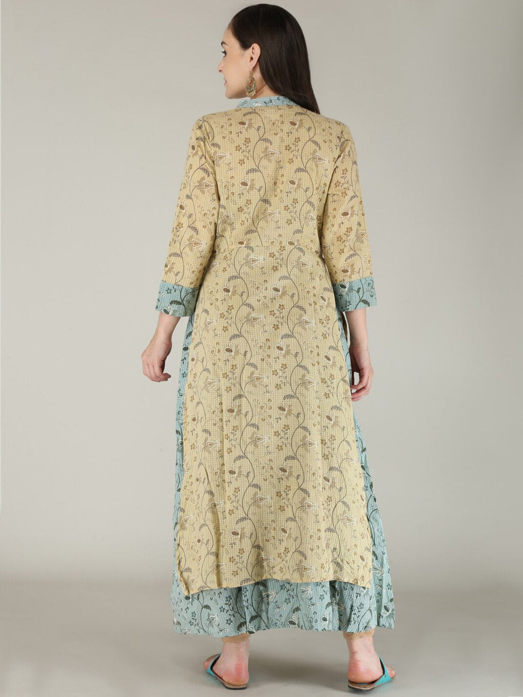 HERE&NOW Women Floral Printed Cotton Kurta